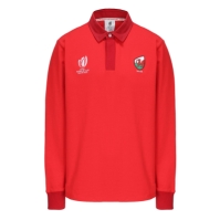 Tricou maneca lunga Rugby Cupa Mondiala Cupa Mondiala Nations rosu