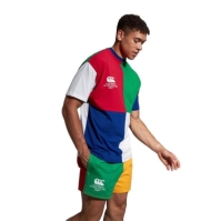 Tricou Canterbury Harlequins maneca scurta 2023 2024 multicolor