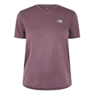 Tricou New Balance Athletic maneca scurta alergare mov