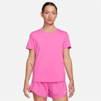 Tricou maneca scurta Nike Dri-FIT One Standard Fit pentru femei playful roz