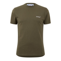 Tricou maneca scurta OFF alb Off Brck pentru barbati verde