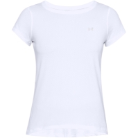 Tricou maneca scurta Under ARMOUR HeatGear® pentru femei alb