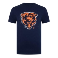 Tricou NFL Splatter Unisex pentru adulti negru bears