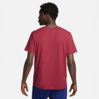 Tricou Nike FC Barcelona Swoosh Nike pentru Barbati rosu