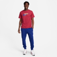 Tricou Nike FC Barcelona Swoosh Nike pentru Barbati rosu