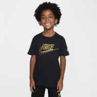 Tricou Nike Futura Metallic pentru Bebelusi negru