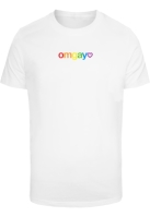 Tricou OMGay Rainbow Pride alb Mister Tee