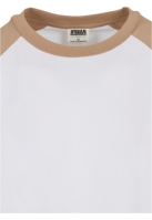 Tricou Organic supradimensionat alb bej Urban Classics