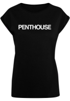 Tricou Penthouse Logo One pentru Femei negru Merchcode