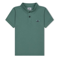 Tricou polo maneca scurta CP Company CP copii verde bay