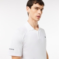 Tricouri Polo cu Maneca Scurta Lacoste Logo alb