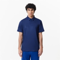 Tricouri Polo Lacoste UV Protect Golf bleumarin albastru captn