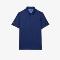 Tricouri Polo Lacoste UV Protect Golf bleumarin albastru captn