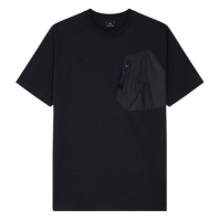 Tricou PS Paul Smith Tech cu buzunar albastru