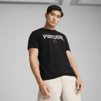 Tricou Puma Portugalia Ftblnrgy pentru adulti negru