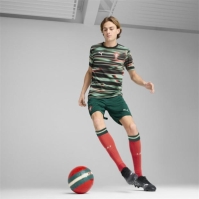 Tricou Puma Portugalia Pre Match 2025 pentru adulti negru alb