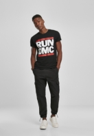 Tricou Run DMC pentru barbati negru Mister Tee