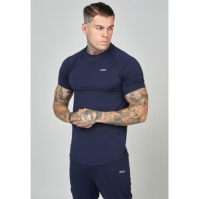 Tricou SikSilk Mf pentru barbati bleumarin