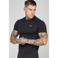 Tricou SikSilk Mf pentru barbati negru