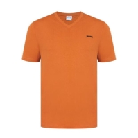 Tricou Slazenger cu decolteu in V pentru Barbati portocaliu