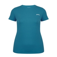 Tricou Slazenger cu guler rotund pentru femei bleu