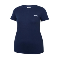 Tricou Slazenger cu guler rotund pentru femei bleumarin