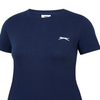 Tricou Slazenger cu guler rotund pentru femei bleumarin