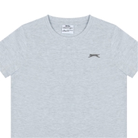 Tricou Slazenger Plain pentru baietei gri