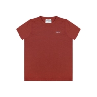 Tricou Slazenger Plain pentru baietei rosu galben