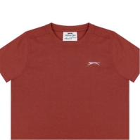 Tricou Slazenger Plain pentru baietei rosu galben