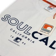 Tricou cu imprimeu SoulCal -shirt off alb