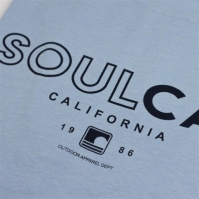 Tricou cu imprimeu SoulCal -shirt transparent albastru