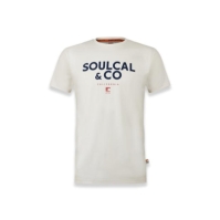 Tricou SoulCal Marl off alb gri