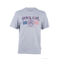 Tricou SoulCal USA pentru barbati gri