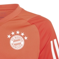 Tricou sport antrenament adidas Bayern Munich 2023/2024 pentru baieti rosu alb