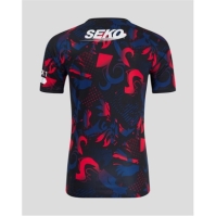 Tricou sport Third Castore Rangers 2024 2025 pentru adulti gri rosu