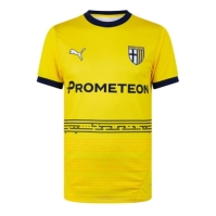 Tricou sport Third Puma Parma Calcio 2024 2025 pentru adulti galben bleumarin