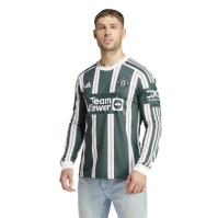 Tricou sport Tricou fotbal adidas Mufc L pentru Barbati verde alb mr