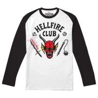 Tricou Stranger Things 00 hellfire negru