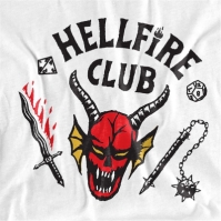 Tricou Stranger Things 00 hellfire negru