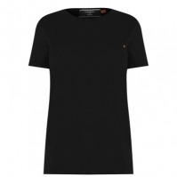 Tricou Superdry portocaliu Label negru 02a