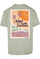 Tricou Surf Club California supradimensionat verde Merchcode