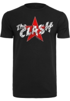 Tricou The Clash Star Logo Art negru Merchcode