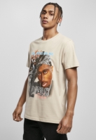 Tricou Tupac Retro bej Mister Tee