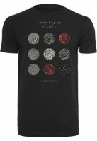 Tricou Twenty One Pilots Pattern Circles negru Merchcode