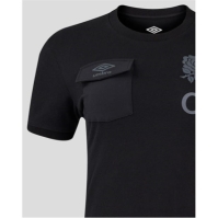 Tricou Umbro Anglia Rugby Presentation Juniors negru