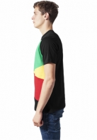 Tricou Zig Zag negru rasta Urban Classics