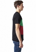 Tricou Zig Zag negru rasta Urban Classics