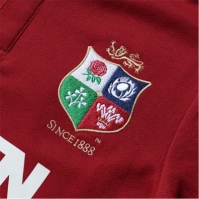 Tricouri Canterbury British and Irish Lions clasic 2024 pentru adulti rosu dahlia