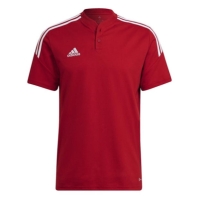 Tricouri polo adidas C22 barbati tm pwr rosu alb